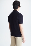 Piqué slim fit polo shirt