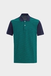 Catarinas print pique polo shirt