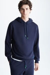 Hooded fleece sweatshirt