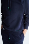 Hooded fleece sweatshirt