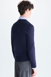 Merino wool V-neck sweater