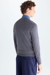 Merino wool V-neck sweater