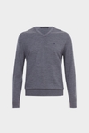 Merino wool V-neck sweater