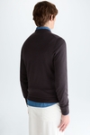 Crew neck merino wool sweater