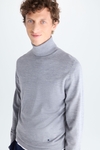 Turtleneck merino wool sweater