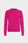 Crew neck pima cotton sweater