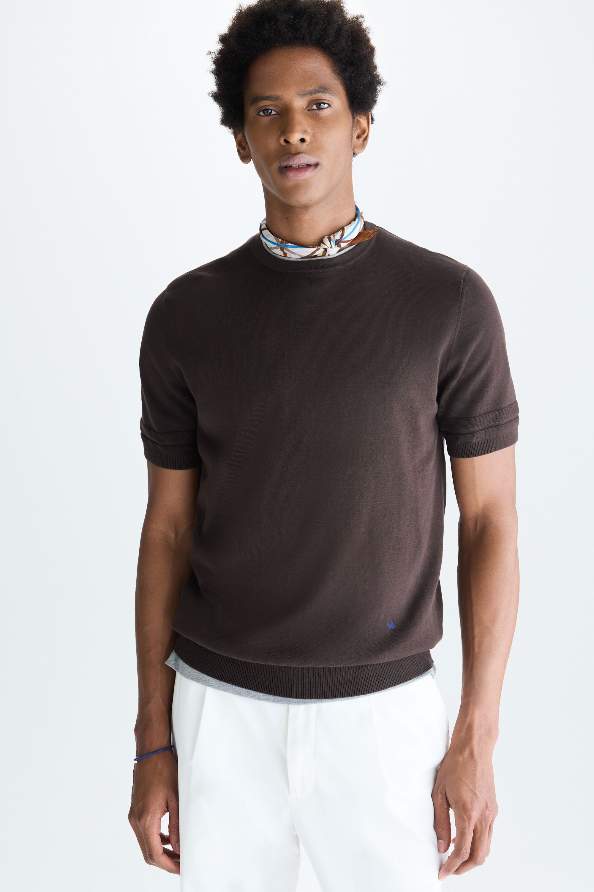 Pima cotton knit t-shirt