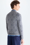 Origami jacquard merino lambswool sweater