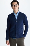 Pocket-detailed cotton cardigan