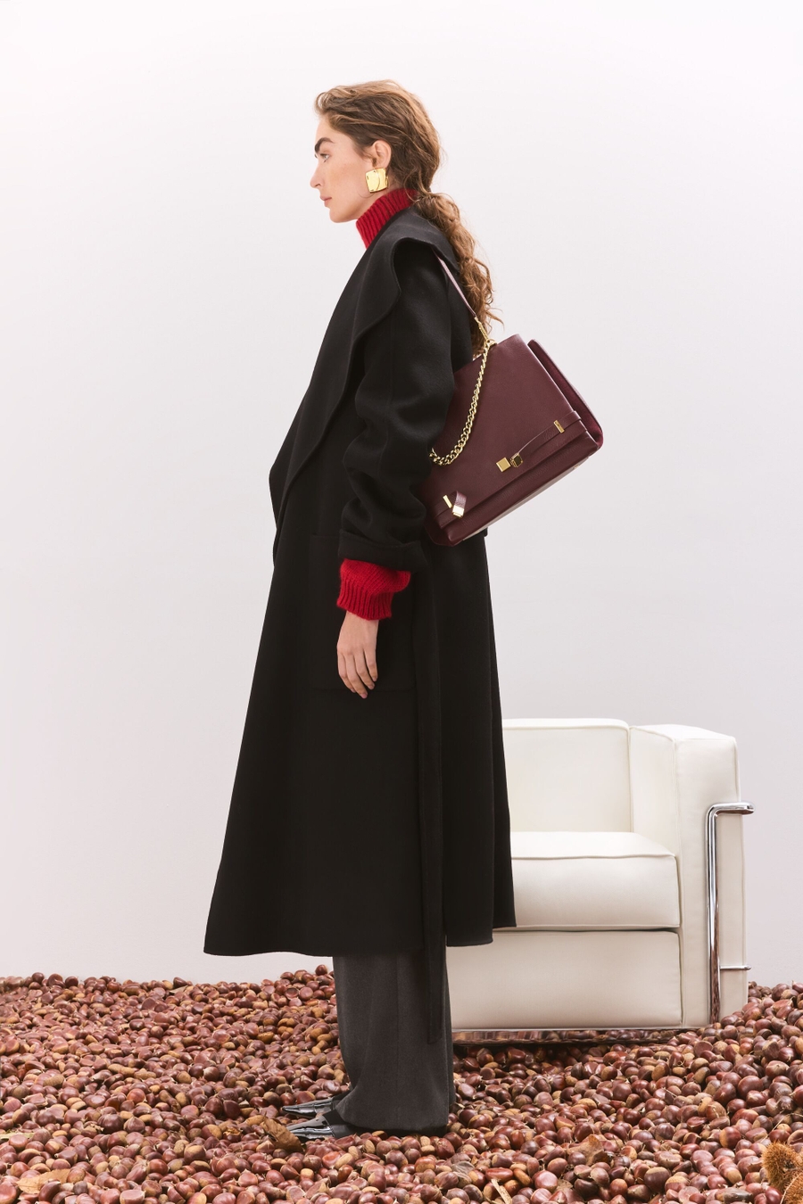 ABRIGO CRUZADO OVERSIZE LANA DOBLE FAZ