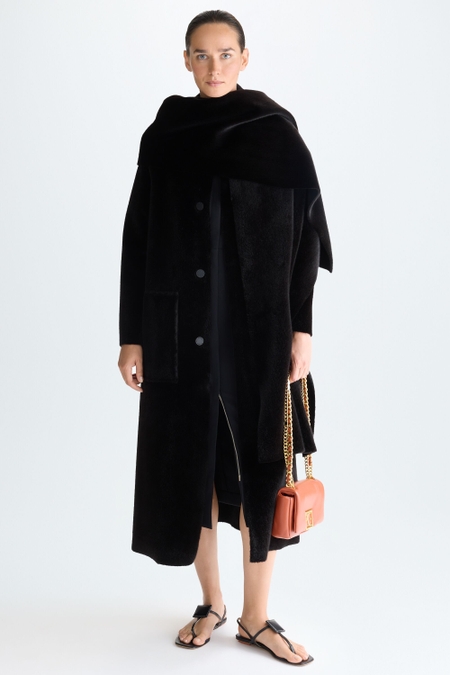 ABRIGO LARGO OVERSIZE PELO