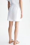 LINEN A-LINE BERMUDA SHORTS