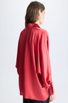 Silk oversize shirt