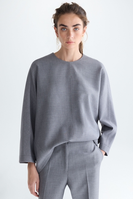 TOP COCOON DOBLE TELA