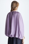 CHIFFON BALLOON BLOUSE