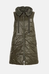 Gutenberg quilted nylon reversible gilet