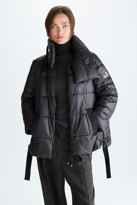 CHAQUETÓN EVASÉ NYLON ACOLCHADO CUELLO ALTO