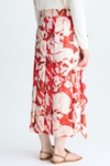 Cala Frida print twill midi skirt