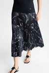 Trazo Cala twill pleated skirt