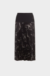 Trazo Cala twill pleated skirt