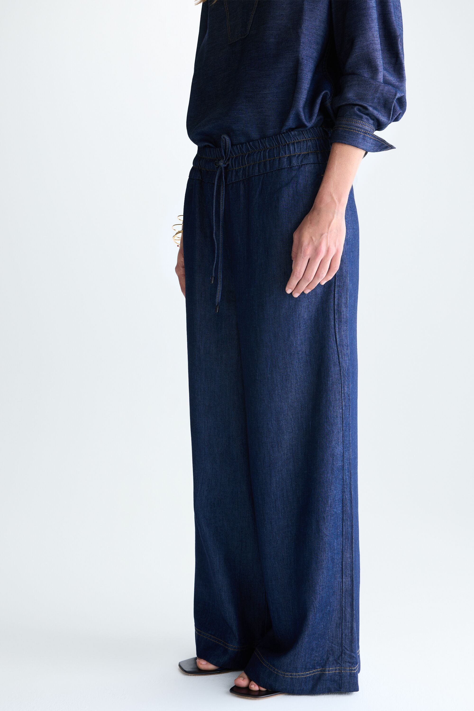 Pantalon pijamero denim