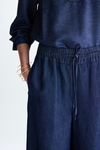 Denim pyjama-style trousers