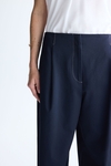 Twill pegged trousers