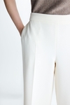 Knit wide-leg trousers