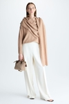 Knit wide-leg trousers