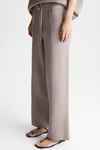 Stretch-knit straight-leg trousers