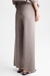 Stretch-knit straight-leg trousers