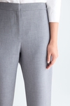 Double-faced straight-leg trousers