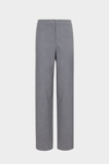 Double-faced straight-leg trousers