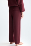 Double-faced straight-leg trousers