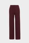 Double-faced straight-leg trousers