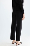 Double-faced straight-leg trousers