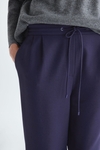 Stretch-knit jogger trousers