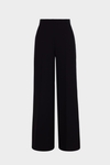 Crepe wide-leg trousers