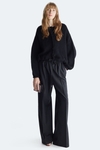 Cool wool pyjama-style culottes