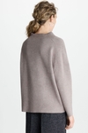 Stretch-knit cocoon sweater