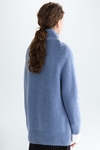 Mohair oversize mock-neck sweater