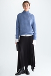 Mohair oversize mock-neck sweater