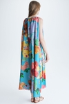 GOUACHE PRINT TWILL MIDI DRESS