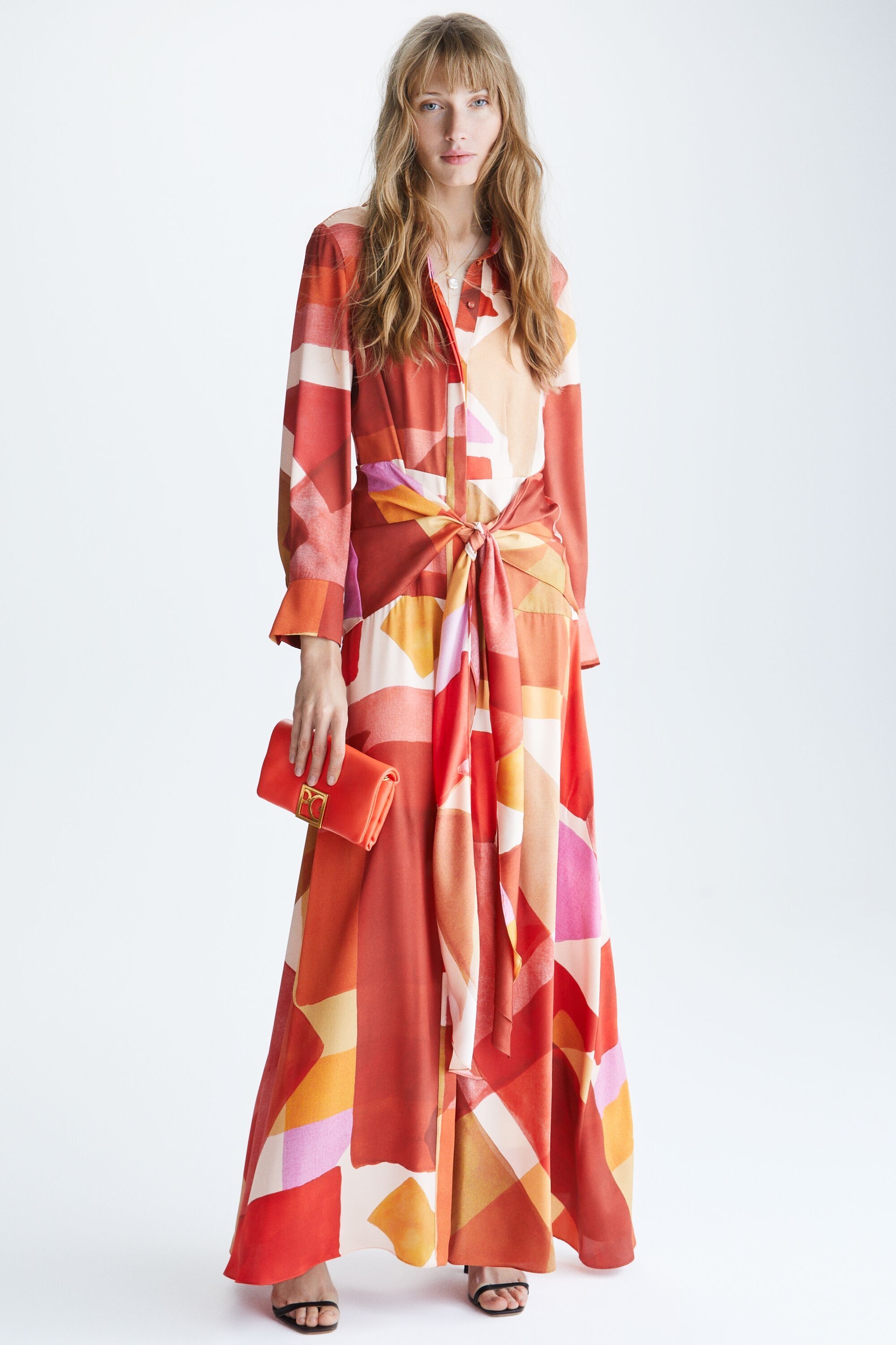 VESTIDO CAMISERO TWILL ESTAMPADO CUBALOO