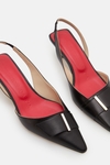 Obi leather 45 slingback pumps