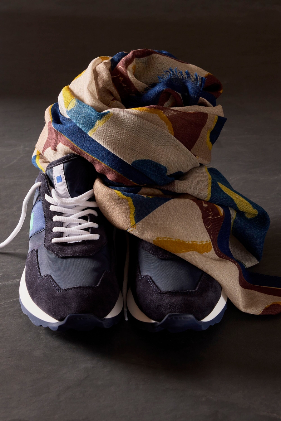 CHOCO PG CANVAS SUEDE SNEAKERS