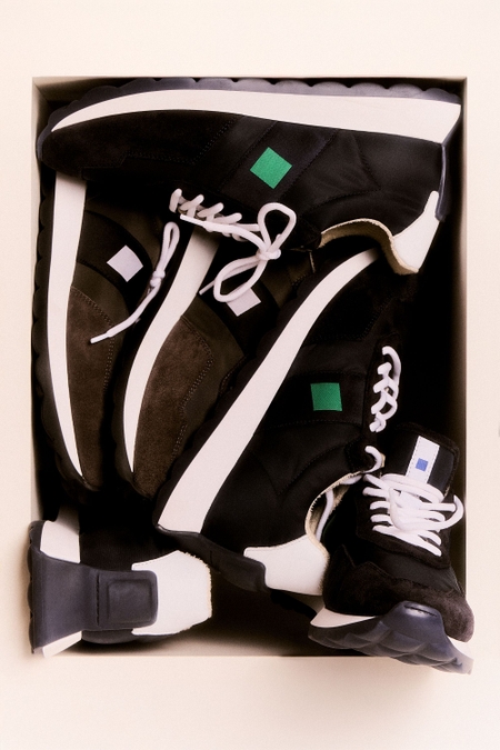 CHOCO PG CANVAS SUEDE SNEAKERS