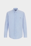 Needle striped poplin shirt