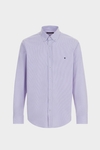 Needle striped poplin shirt