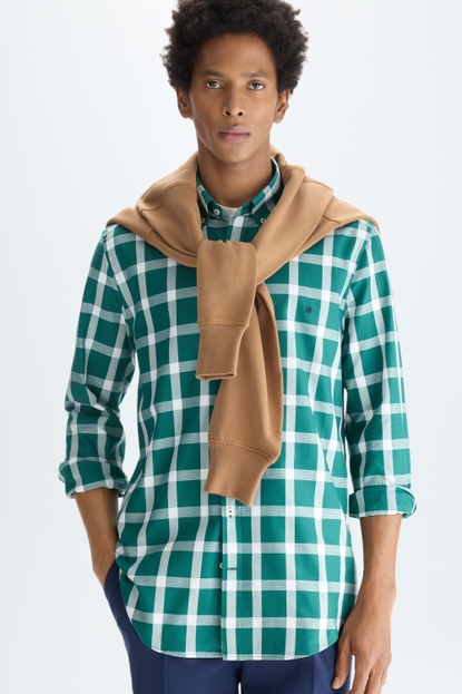 CHEQUERED TWILL SHIRT